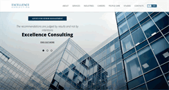 Desktop Screenshot of excellence-consulting.com